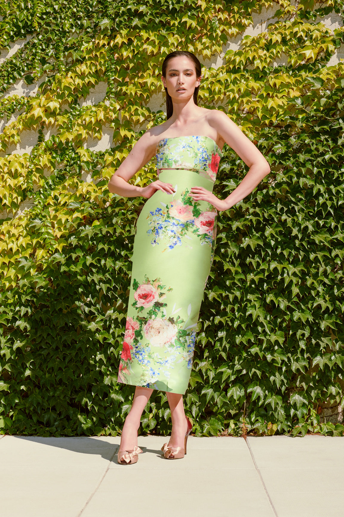 Audrey + Brooks Green Dress Winston Audrey + Brooks Green Dress Winston