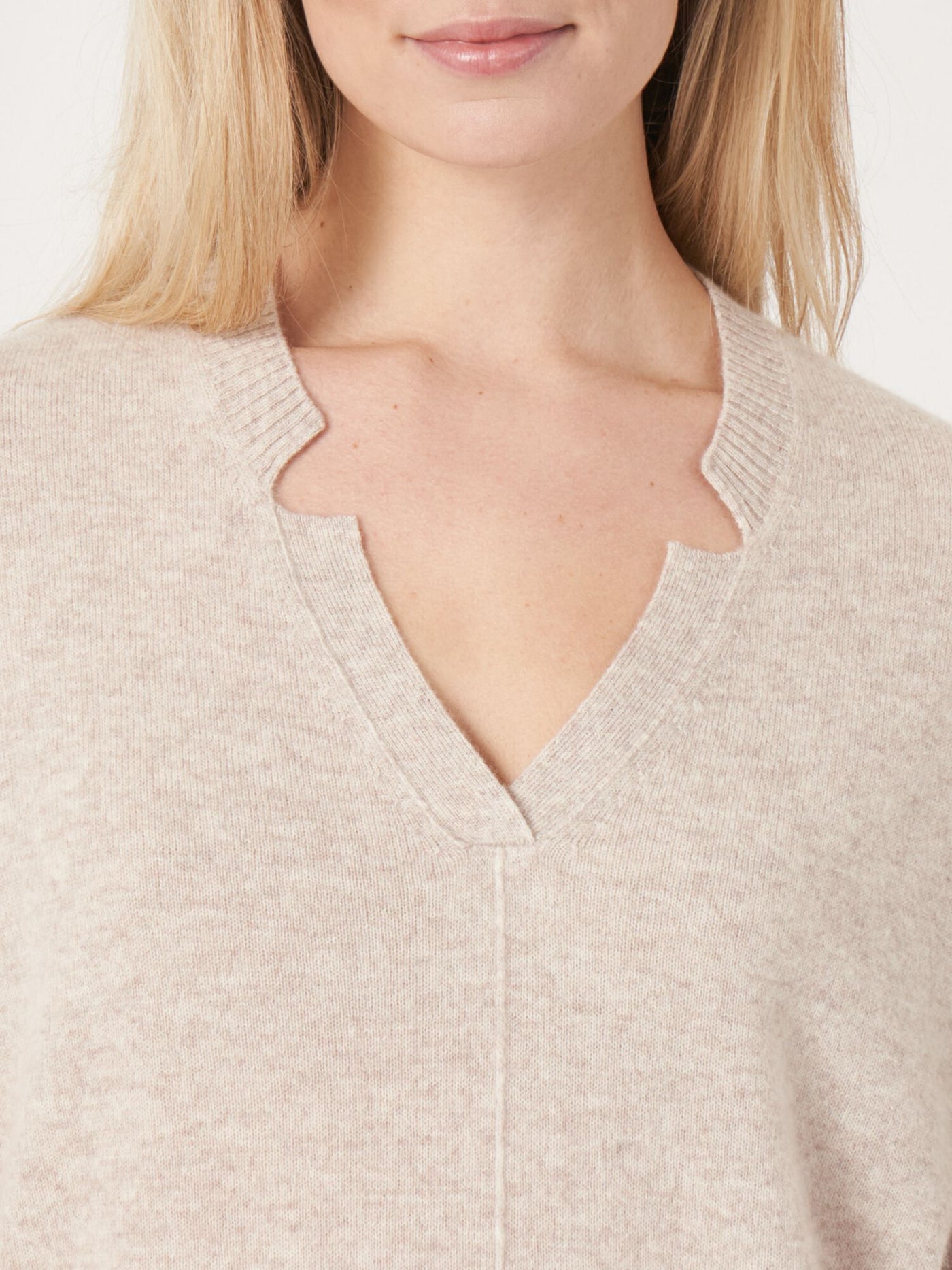 Repeat V-Neck with Slits