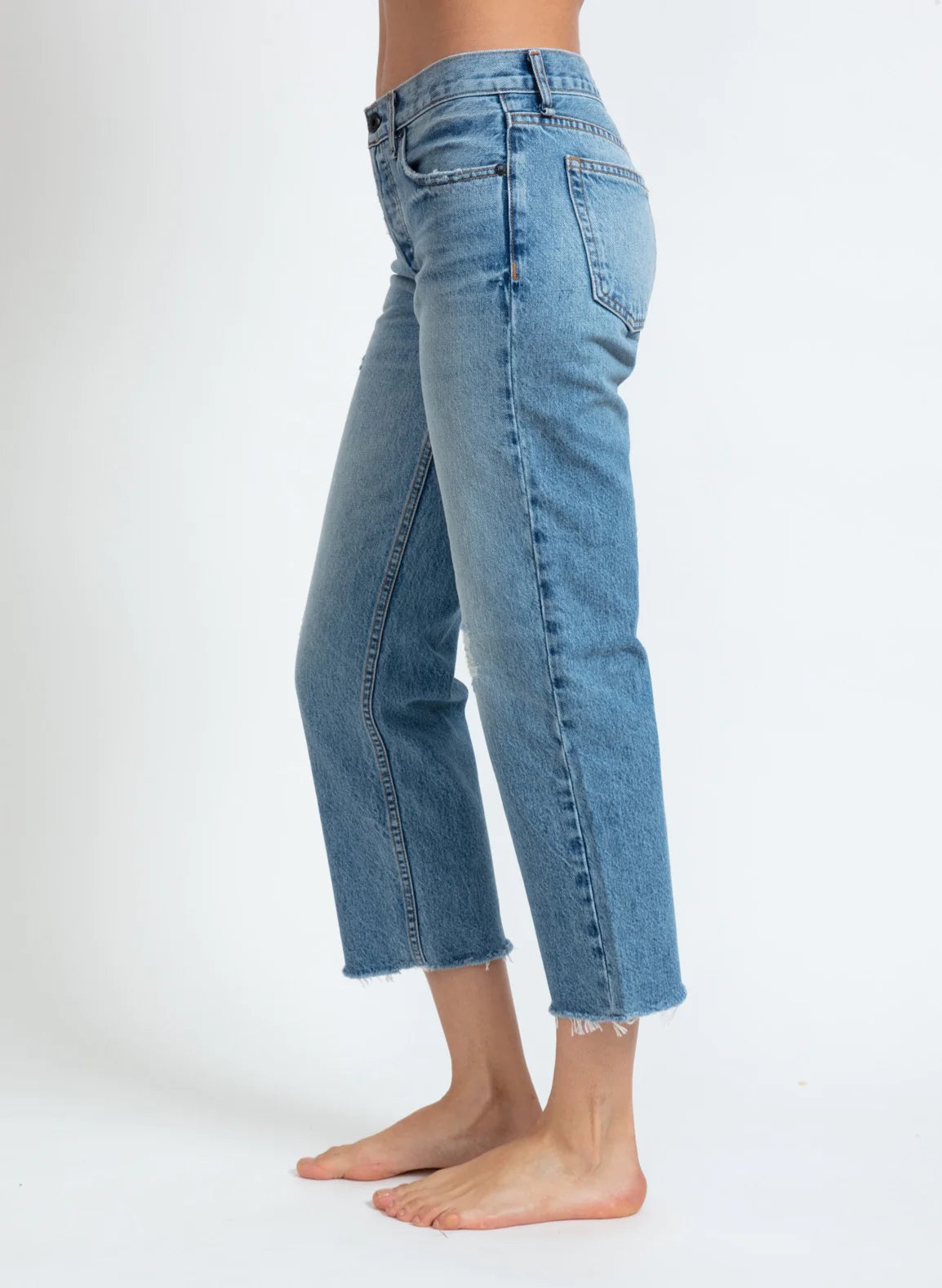 Askk NY Low Rise Straight Jeans