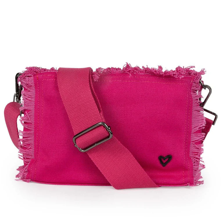 PreneLove Canvas Fringed Crossbody