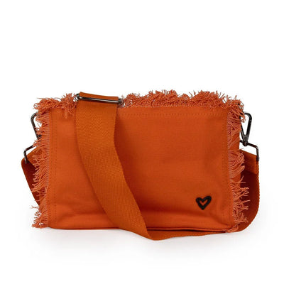 PreneLove Canvas Fringed Crossbody