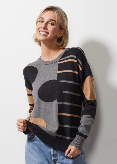 Zaket & Plover Spot on Stripes Sweater