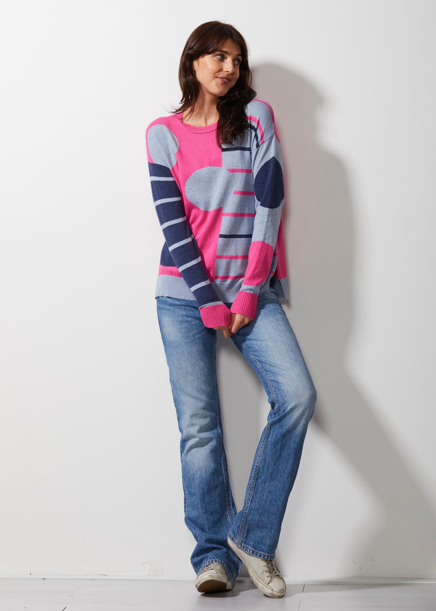 Zaket & Plover Spot on Stripes Sweater