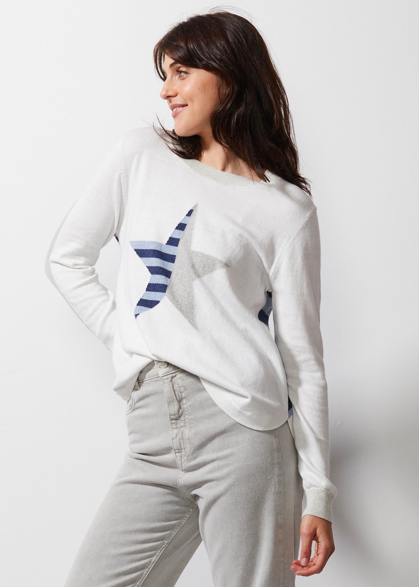 Zaket & Plover Stripey Stardom Sweater