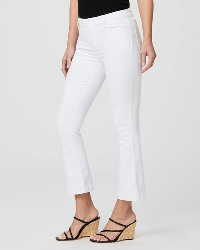 Paige Colette Crop Flare - Crisp White