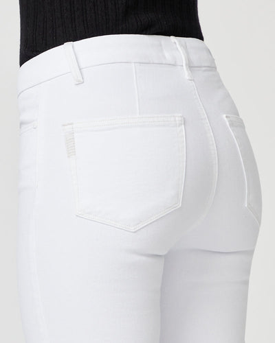 Paige Colette Crop Flare - Crisp White