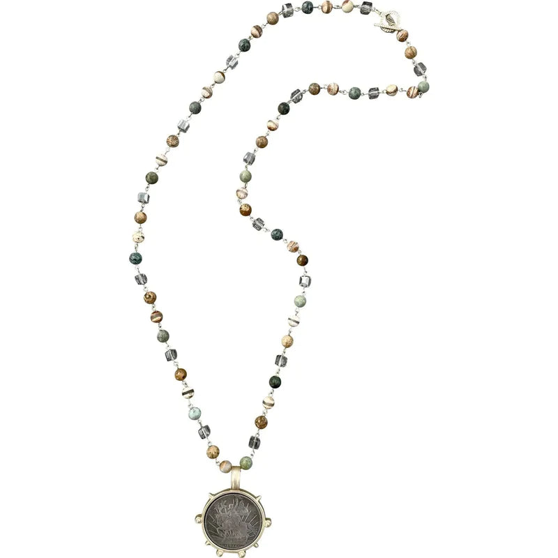 VR Equestrian Jasper Necklace